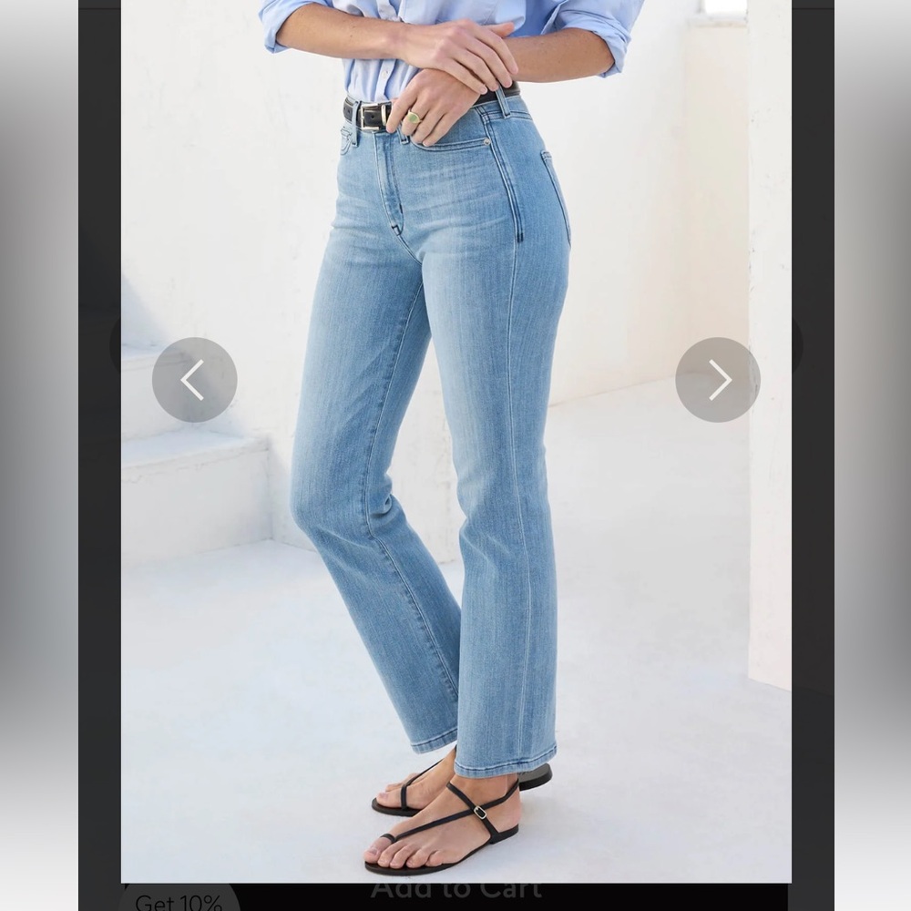 AYR Light Blue Straight Leg Jeans